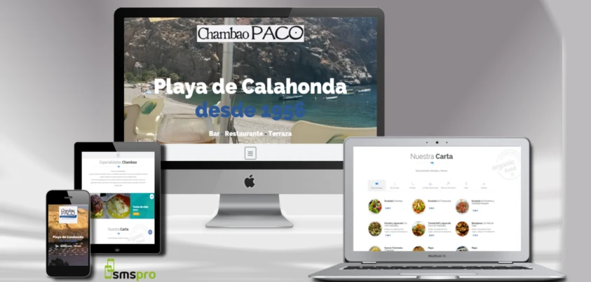 Web responsive Chambao Paco