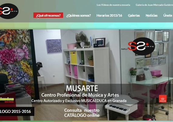 Mantenimiento Web Musarte