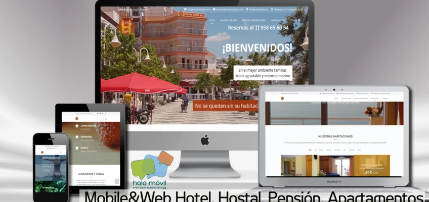 Web responsive Hostal Costa Sol