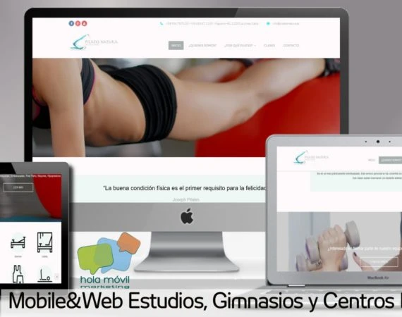 Web responsive Pilates Estudio